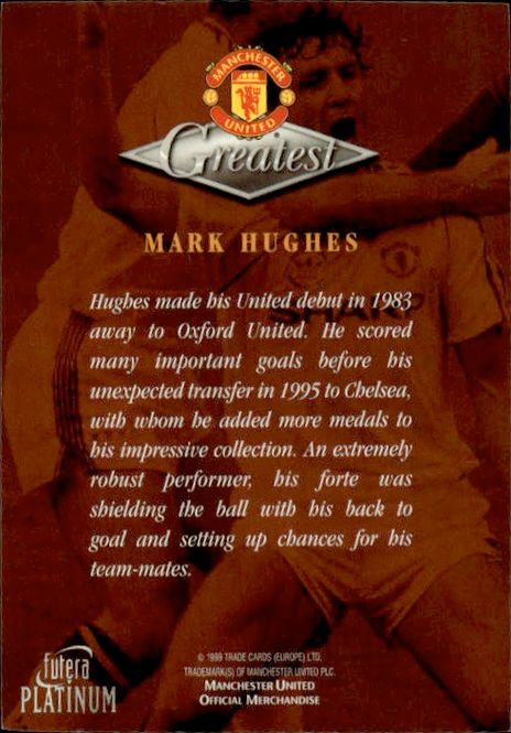 Main Image 1998-99 Futera Platinum Manchester United ...