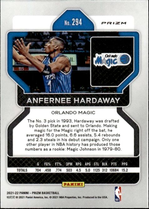 Hovedbilde 2021-22 Panini Prizm #294 Anfernee Hardaway