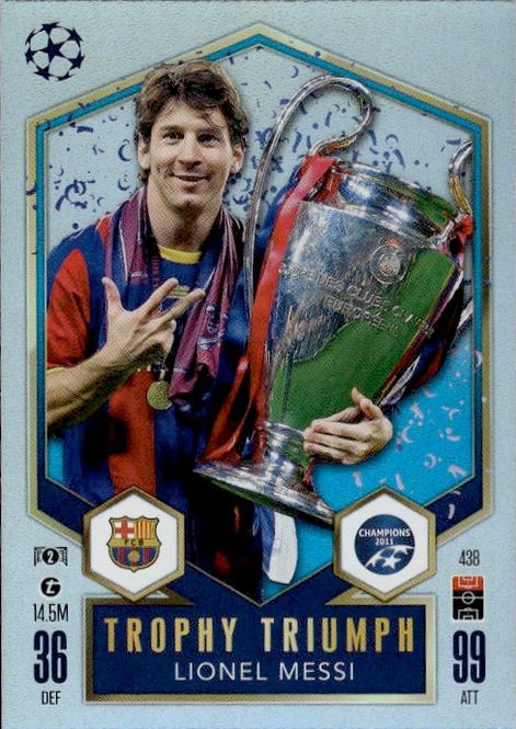 Main Image LIONEL MESSI TOPPS MATCH ATTAX UEFA CHAMPIONS ...