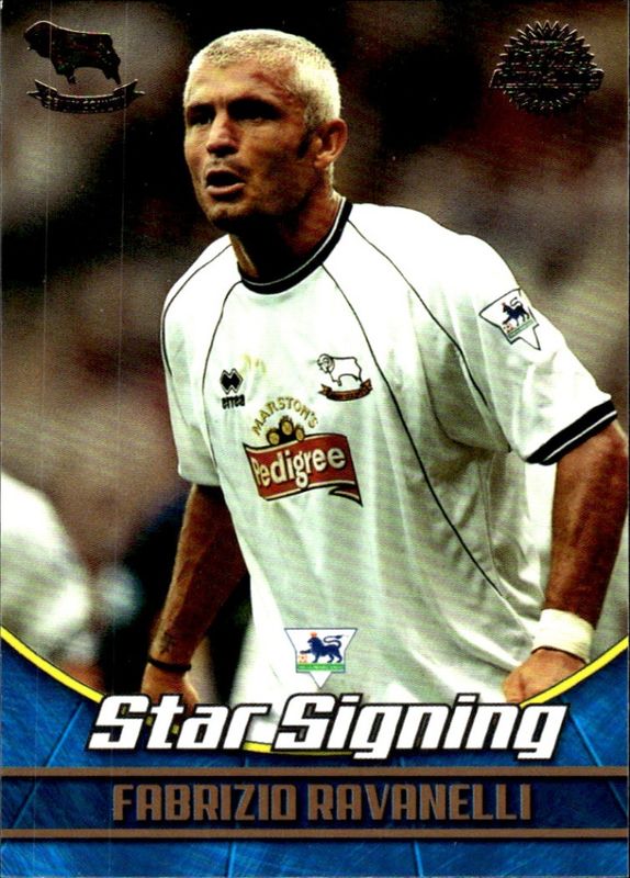 2001-02 Topps Premier Gold 2002 Star Signing Fabrizio Ravanelli #DC1