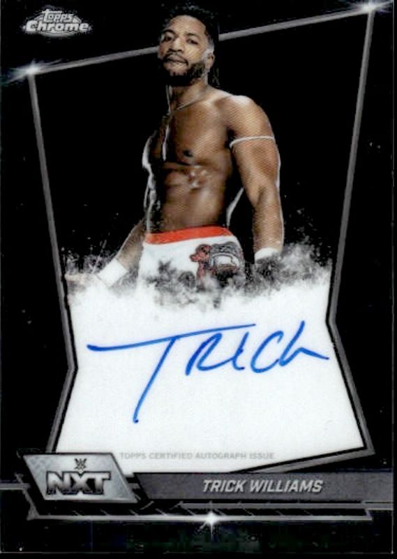 2026 Topps Chrome WWE Trick Williams NXT ON CARD  Autograph #NXT-TRI