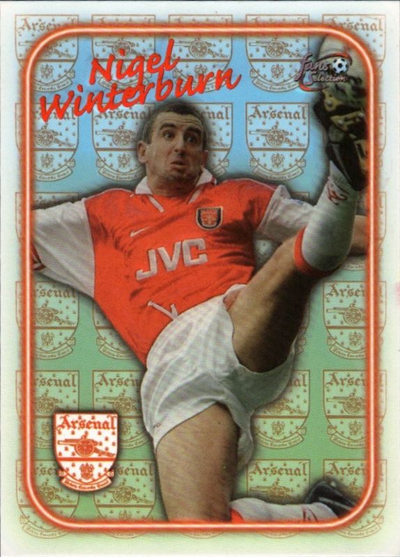 Futera Arsenal Fans Selection 1997-98 - Special Edition SE3 Nigel Winterburn