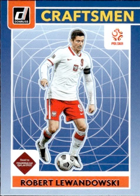 Hovedbilde 2021-22 DONRUSS ROAD TO QATAR ROBERT LEWANDOWSKI ...