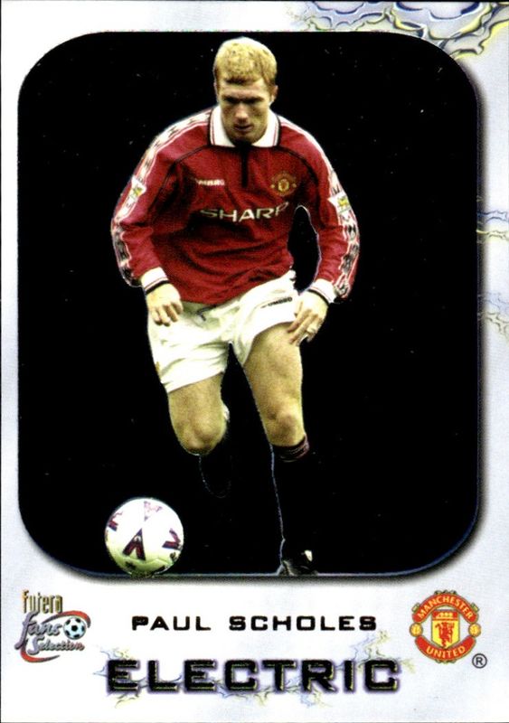 2000 Futera Fans Selection Manchester United Electric Paul Scholes