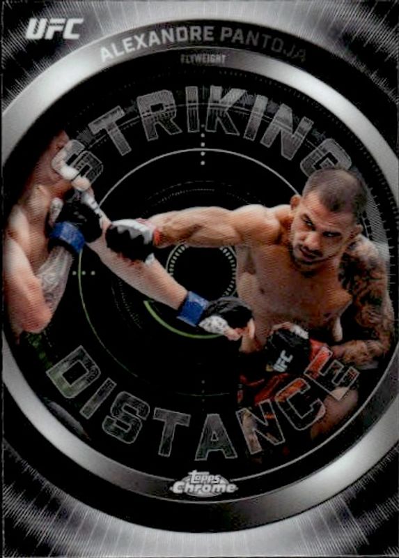 2026 Topps Chrome UFC #SD-6 Alexandre Pantoja Striking Distance