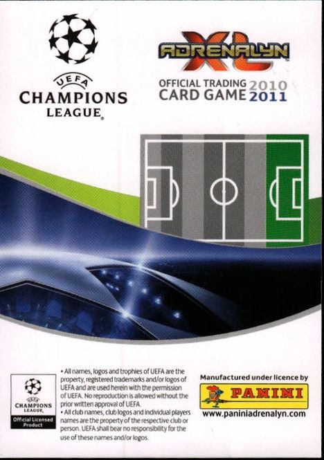 Hovedbilde 2010-11 Panini Adrenalyn XL UEFA Champions League ...