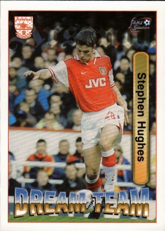 Futera Arsenal Fans Selection 1997-98 - Dream Team - 69 Stephen Hughes