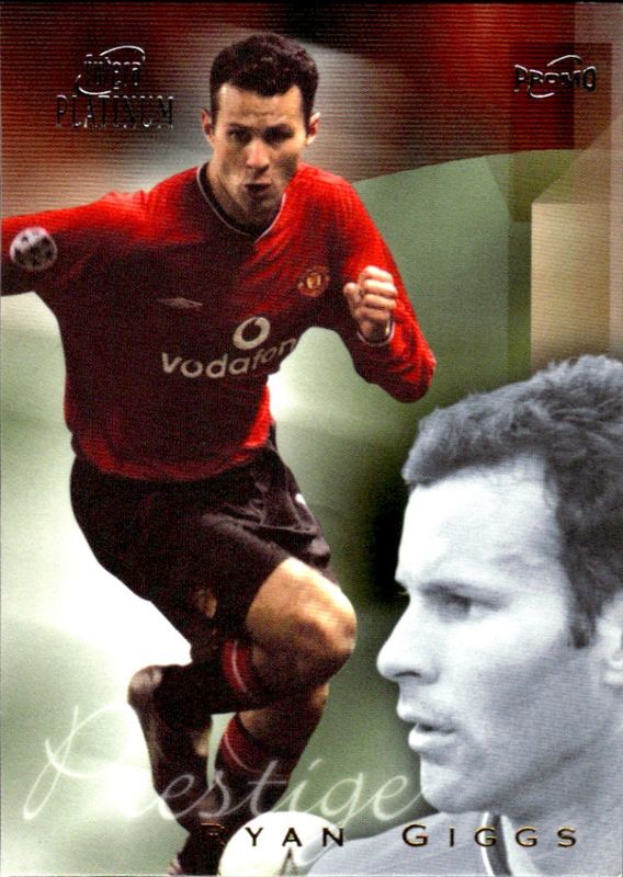 2001 Futera Platinum Prestige Manchester United Promo 079/400 Ryan Giggs #PR2
