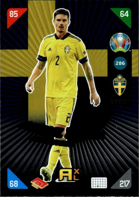2021 Adrenalyn XL UEFA Euro 2020 - Kick Off Fans' Favourite Mikael Lustig