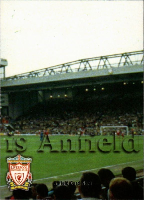 Futera 1998 3 Card Subset THIS IS ANFIELD Liverpool FC
