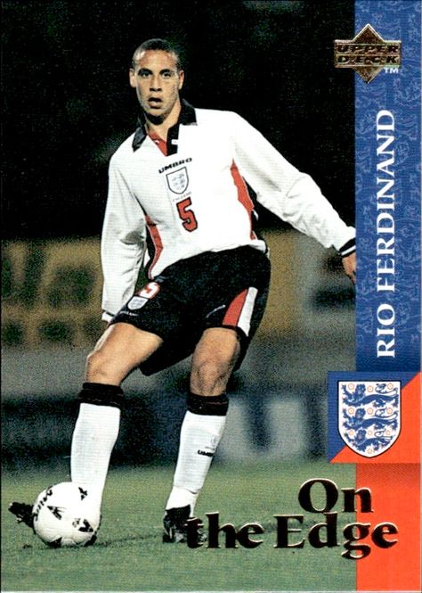 Main Image Rio Ferdinand England Rookie Card - Upper Deck ...