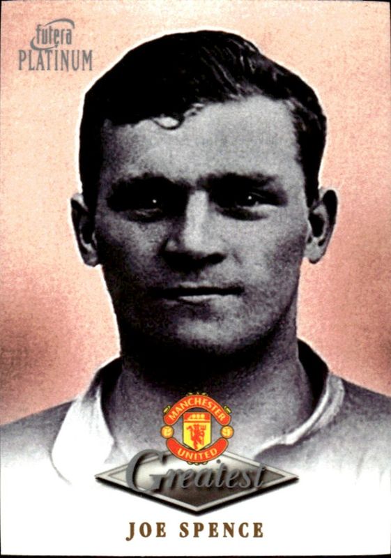 1998-99 Futera Platinum Manchester United Greatest Joe Spence 22 CARAT GOLD GILDED (EDGE)