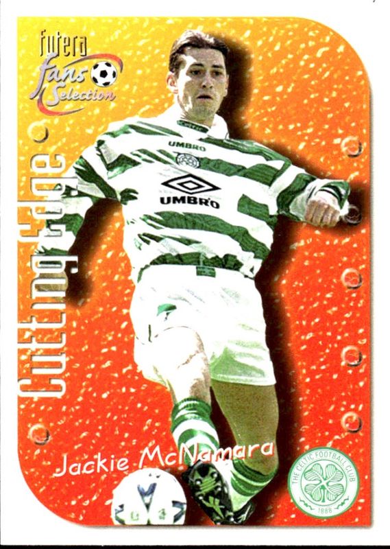 FUTERA - CELTIC FANS SELECTION 1999 Cutting Edge Embossed - CE1 Jackie McNamara