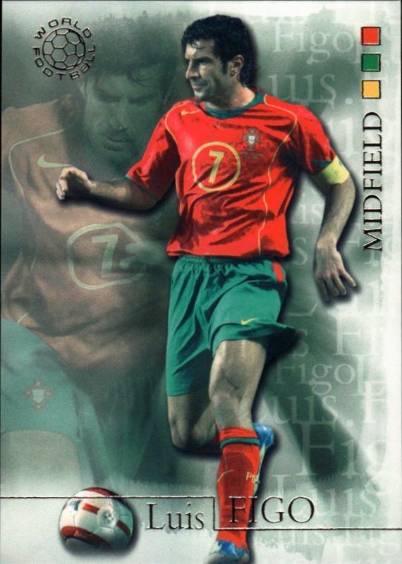 2004 Futera World Football #23 Luis Figo Portugal