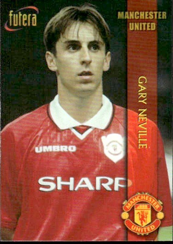 1998 Futera Manchester United Gary Neville #13 