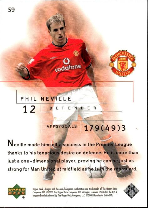 Main Image 2001-02 Upper Deck Manchester United Premier ...