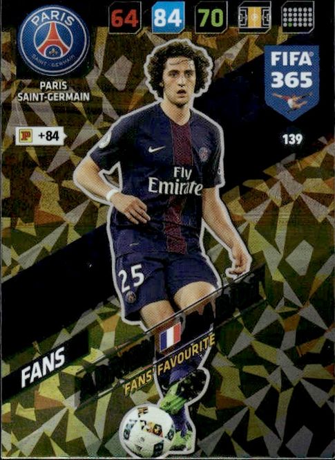 Hovedbilde FIFA 365 2018 -Adrenalyn Panini - Card FANS 139 - ...