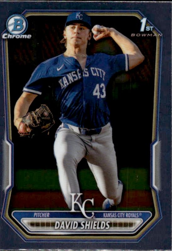 2026 Bowman Chrome David Shields 1st Bowman #BCP-11 Royals