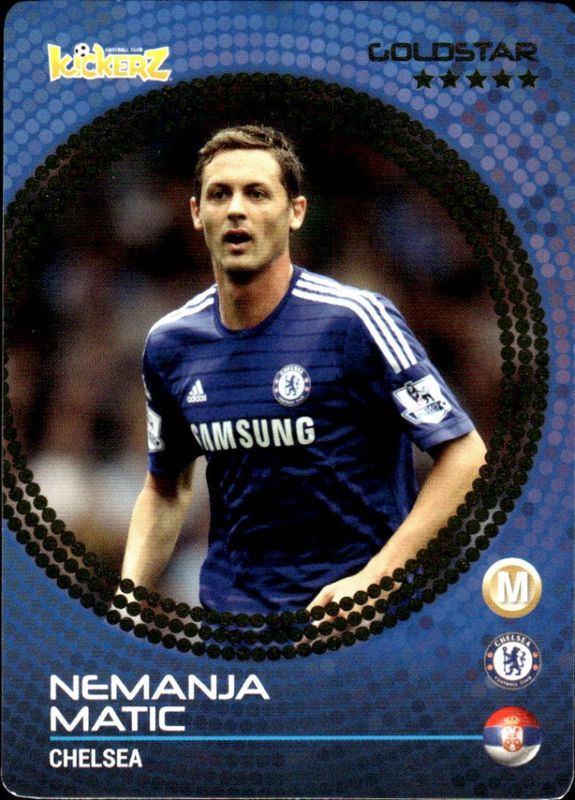 2014-15 Kickerz Gold-Star Nemanja Matic