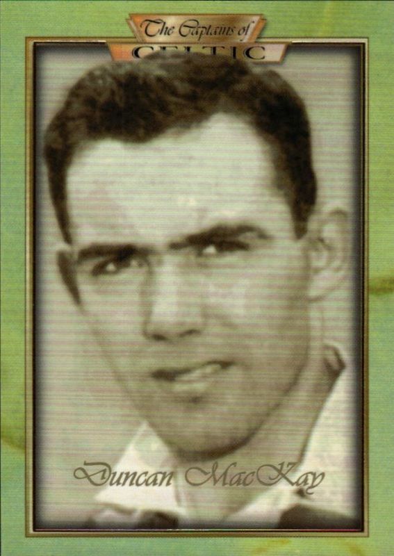 1998 Futera Platinum The Captains of Celtic Promo Duncan MacKay #20 