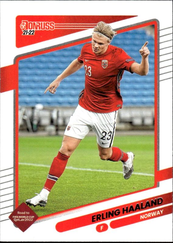 2021-22 Donruss #100 Erling Haaland NORWAY
