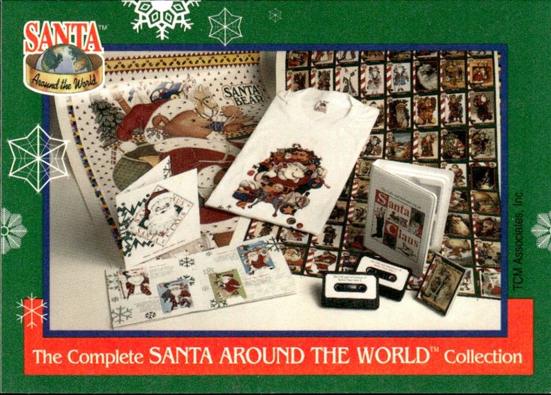 1995 TCM The Complete Santa Around The World Collection Form Raw Trading Card