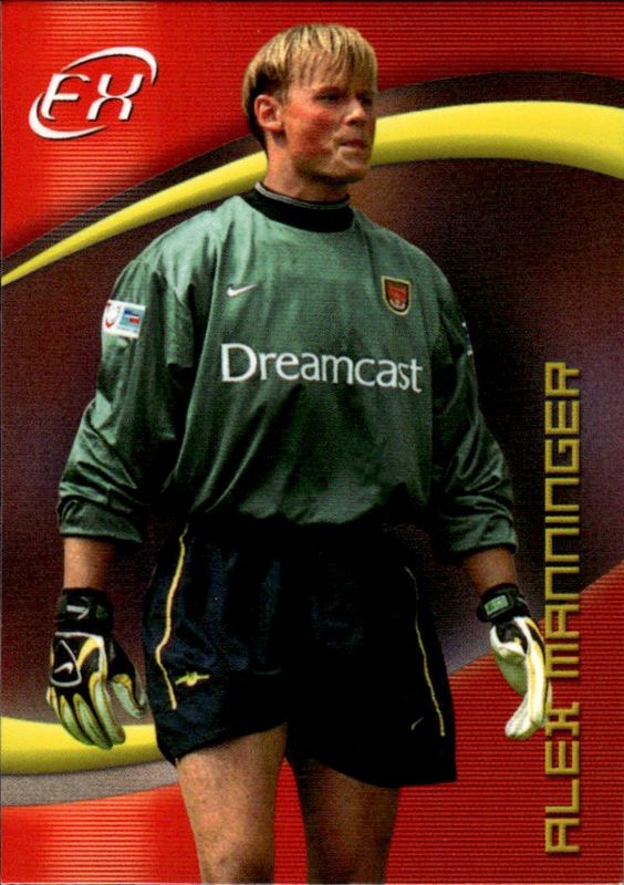 2001 Futera Arsenal FX Future Focus Alex Manninger #26