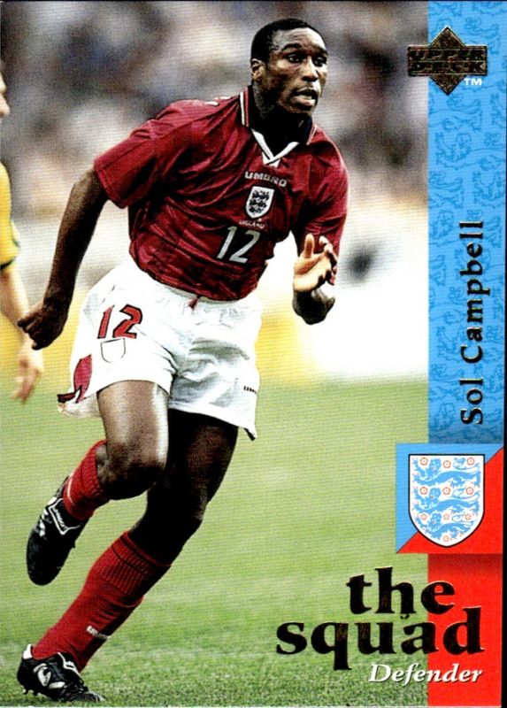 1997-98 Upper Deck England the squad Sol Campbell #16 
