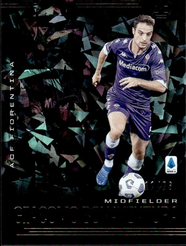 2020 Chronicles Illusions Serie A Cracked Ice 11/23 Giacomo Bonaventura #3