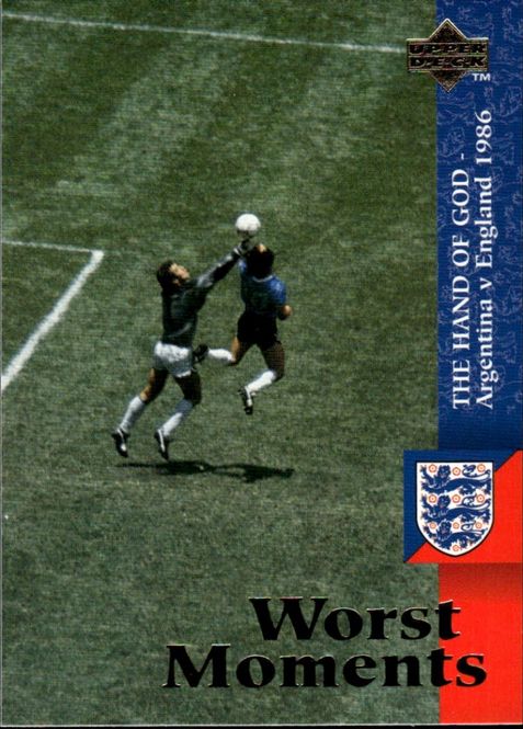 Hovedbilde 1997 Upper Deck England Worst Moments Diego ...