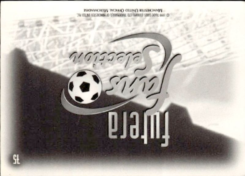 FUTERA FANS SELECTION 1997 #75 RONNY 9 CARD PLAYER STADIUM MONTAGE MANCHESTER