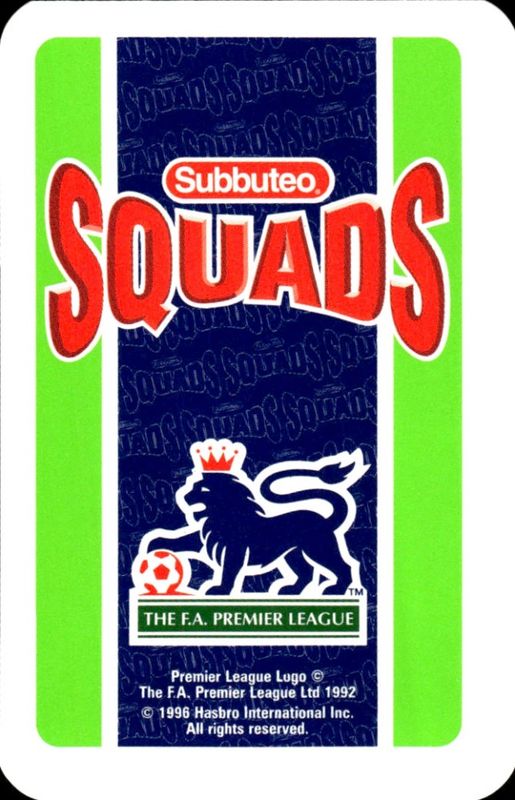 1995-96 Hasbro Subbuteo Squads Paul Scholes 