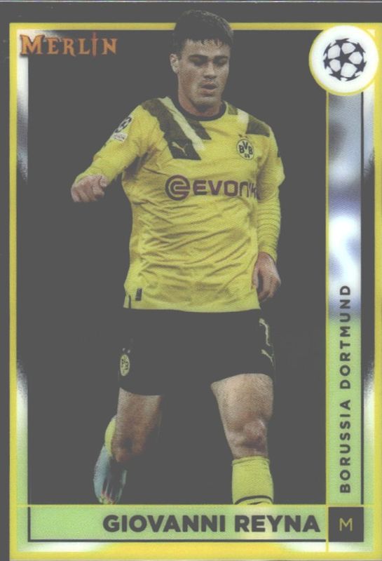 Topps Merlin Chrome 2022/23 Giovanni Reyna Borussia Dortmund 