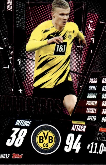 Hovedbilde 2020-21 Topps Match Attax UCL Wildcards Erling ...
