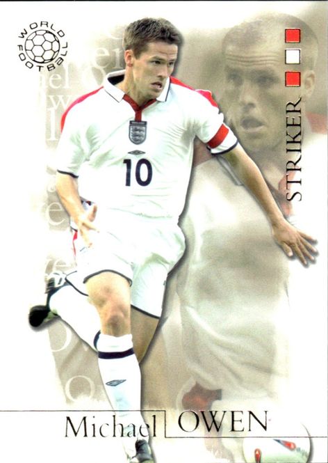 Hovedbilde MICHAEL OWEN FUTERA 2004 WORLD FOOTBALL 