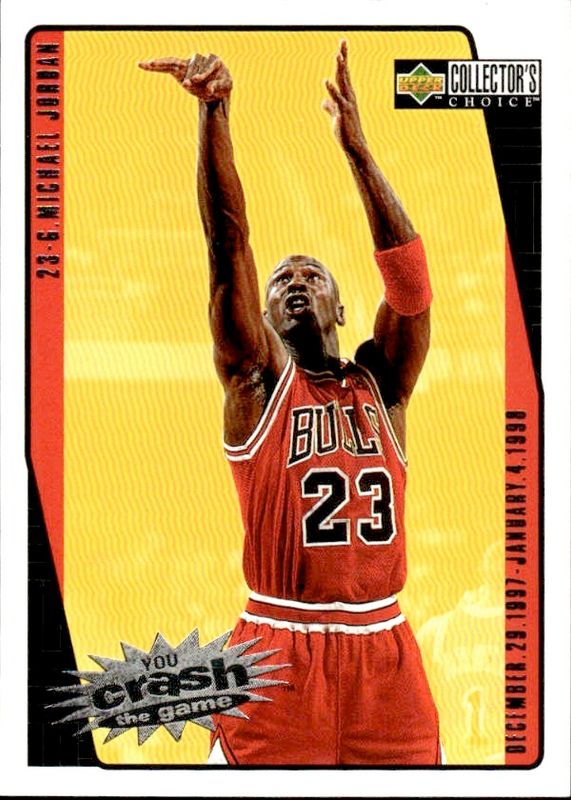 Michael Jordan #C30 Nov 24-30 Upper-Deck CC 1997-98 Crash the Game 