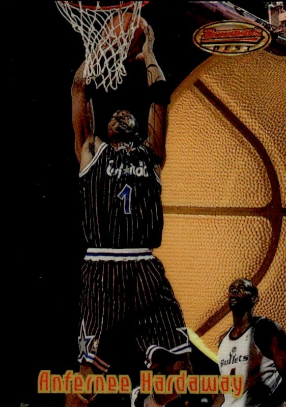 Anfernee Hardaway 1997-98 Topps Stadium Club Bowman's Best Previews Refractor