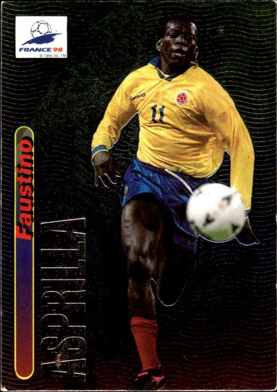 1998 Panini France 98 - Faustino Asprilla #73 FAUSTINO