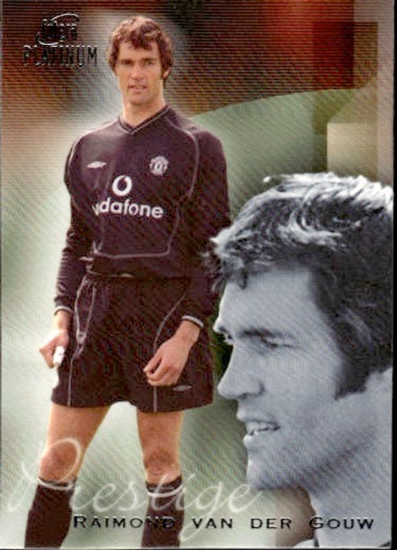 2000 Futera Platinum Prestige Manchester United #166/250 Raimond Van Der Gouw 