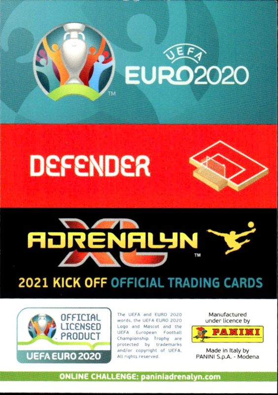 ANDREW ROBERTSON PANINI ADRENALYN XL UEFA EURO 2020 KICK OFF -387 -PLATINUM