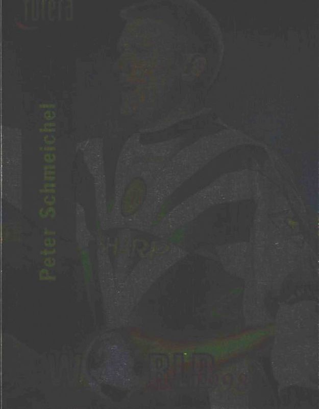 1998 Futera Manchester United World Cup Chrome Foil Peter Schmeichel #70 players edition /500