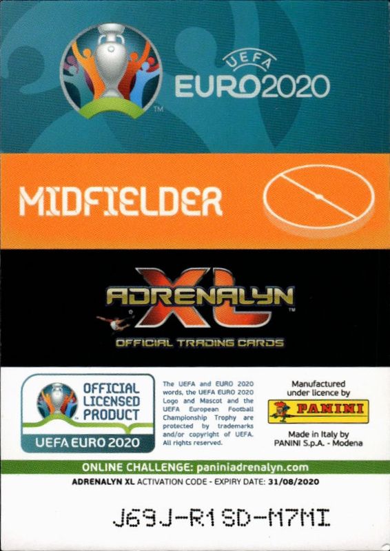 panini adrenalyn xl euro 2020 Nordic hero Eriksen #471