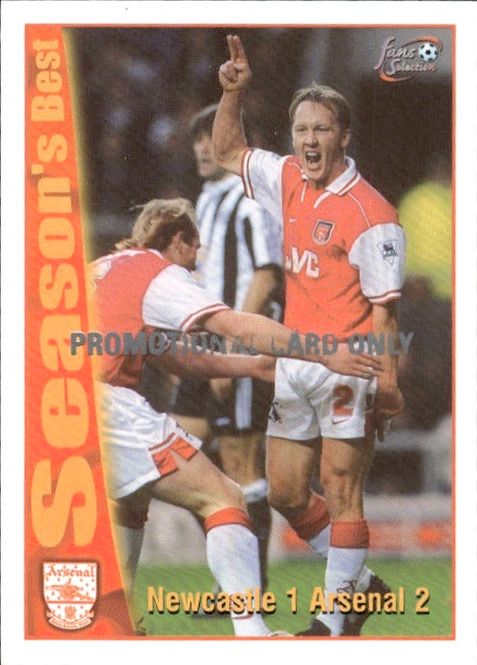 Hovedbilde LEE DIXON Arsenal 1997-98 Futera Fans Selection ...