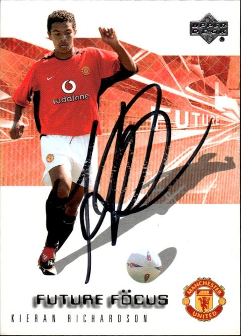 Main Image 2002 Upper Deck Manchester United Future Focus ...