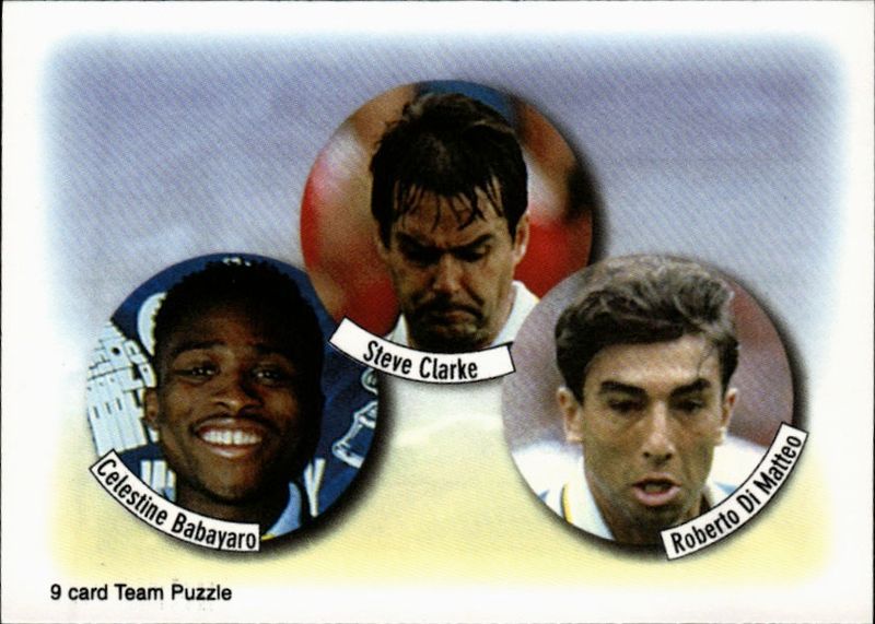 futera fans selection 1998 chelsea 9 card team puzzle