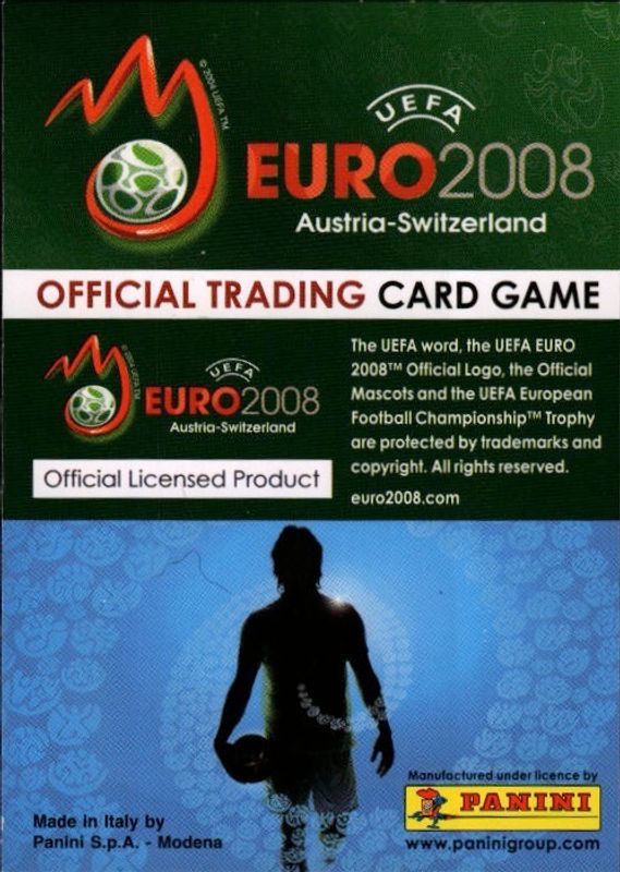 Panini UEFA Euro 2008 Ruud van Nistelrooy Netherlands #186 ON CARD AUTOGRAPH