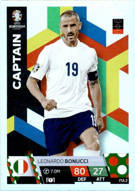 Main Image Topps Match Attax UEFA Euro 2024 Leonardo Bonucci ...