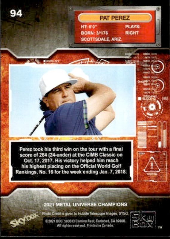 2021 Skybox Metal Universe Champions - Pat Perez #94