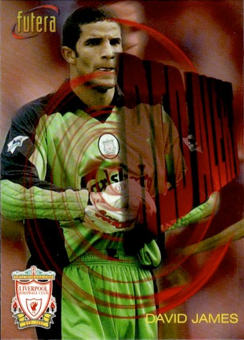 Hovedbilde 1998 Futera Liverpool Red Alert David James #89