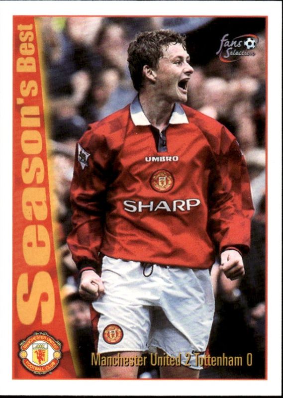 1997 Futera Fans Selection Manchester United Season's Best #50